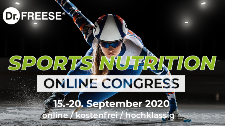 Kostenloser online Kongress: Sports Nutrition – 15.9. bis 20.9.2020